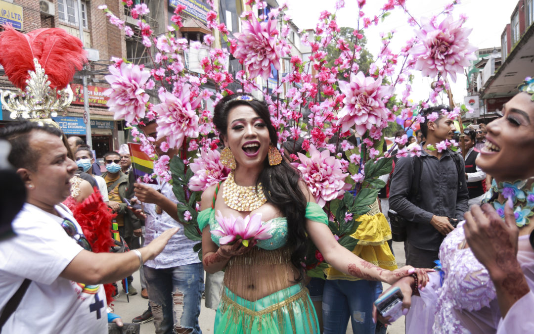 Celebrating Gai Jatra Pride Festival